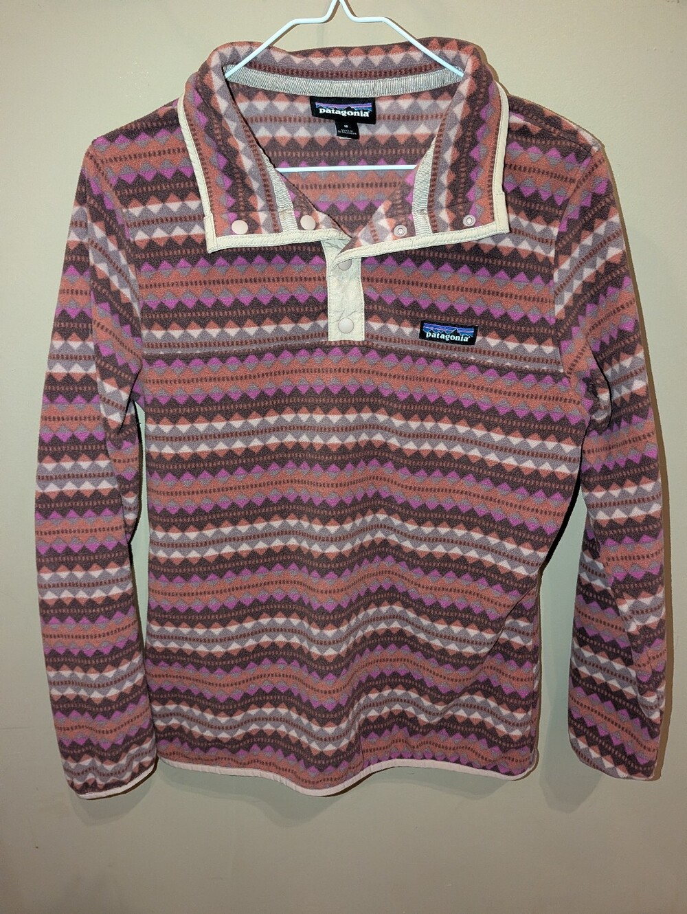 Patagonia Aztec Print Synchilla Fleece Pullover